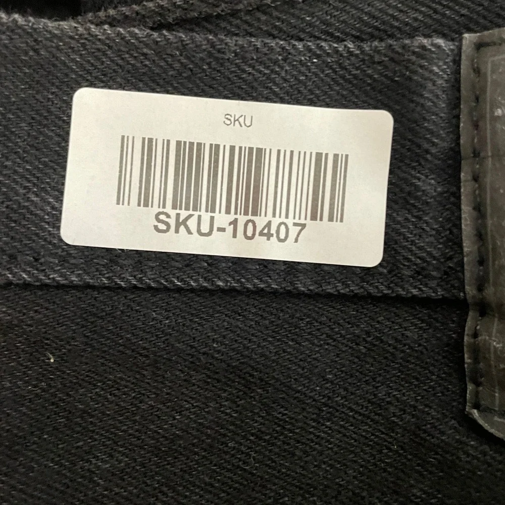 Levi's 501 Mens Jeans 36x32 (fits 34x30) Black Cotton Medium Wash Straight Leg